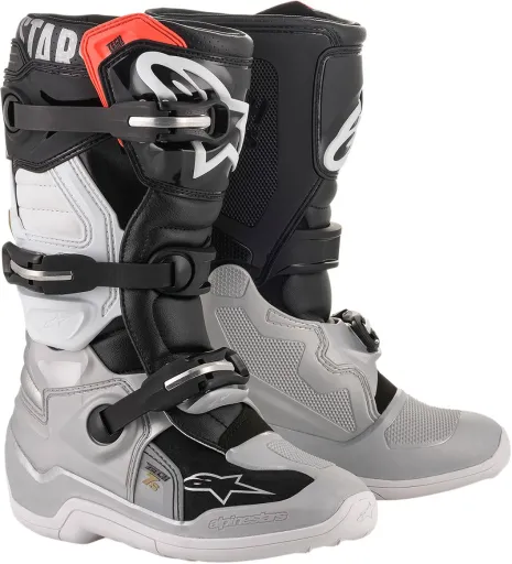 ДЕТСКИЕ БОТИНКИ ALPINESTARS TECH 7S BK/SI 6 (39)