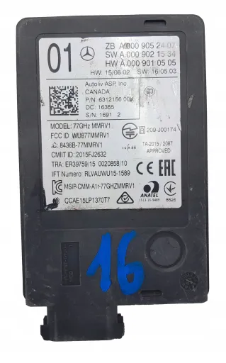 Радарный датчик Distronic Mercedes A0009052407