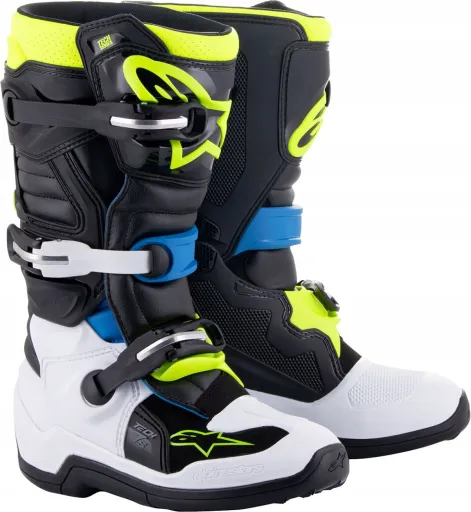 ДИТЯЧІ ЧОБОТИ ALPINESTARS TECH 7S BK/BL/YL 8 (42)