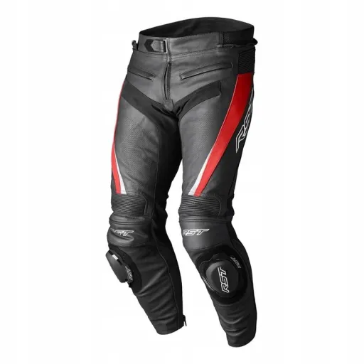 Мужские мотоциклетные брюки RST TRACTECH EVO 5 RED/BLACK/WHITE БЕСПЛАТНЫЕ ПОДАРКИ
