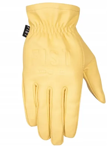 FIST ПЕРЧАТКИ RIG LEATHER КОЖАНЫЕ / КОЖА ЖЁЛТЫЕ РАЗМЕР M FGR01325M