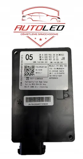 Передний датчик радара ACC Distronic Mercedes GLC W253 A0009052804 2014-2017 J8